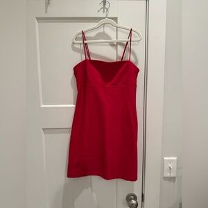 Urban Outfitters Red Mini Dress with Spaghetti Straps